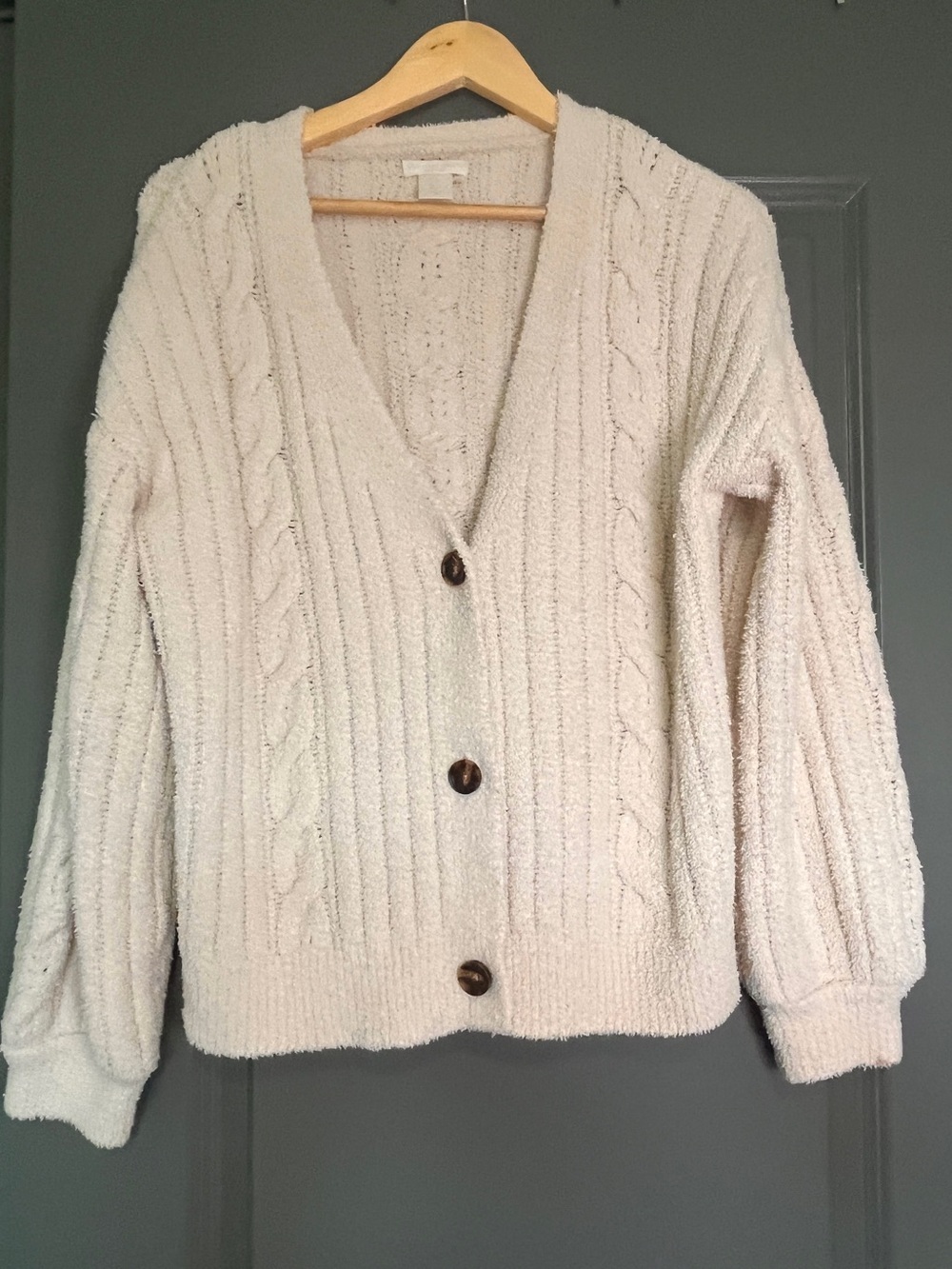 Christian Siriano New York Cream Cardigan